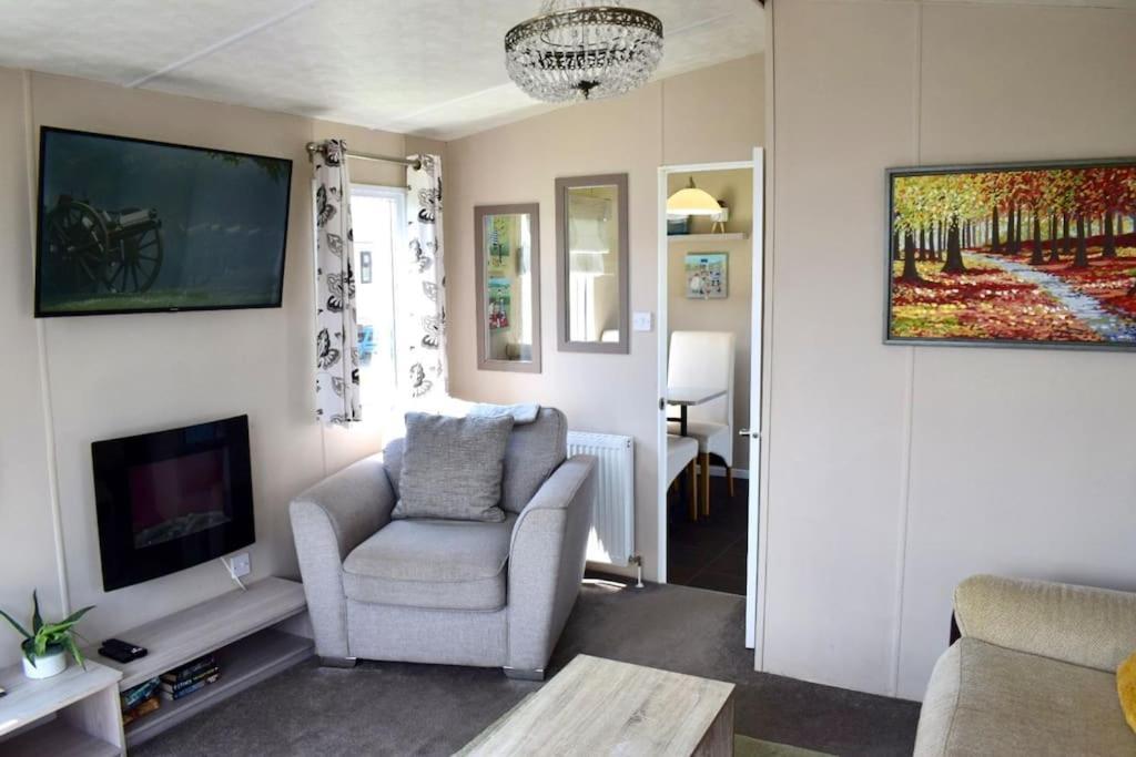Cosy & Modern Private Seaview Caravan North Seaton Экстерьер фото